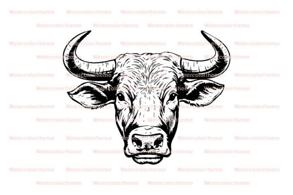 Bull Head SVG Review: A Bold Statement for Embroidery Projects
