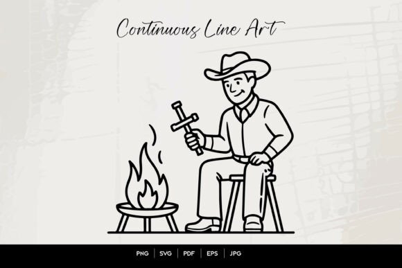 Cowboy Branding Iron Line Art Review for Real Projects