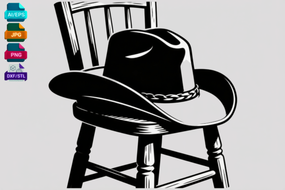 Cowboy Hat on Chair SVG Vector Art: A Designer’s Practical Review