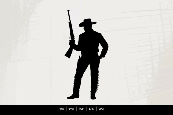 Cowboy Silhouette with Rifle Embroidery Design Review