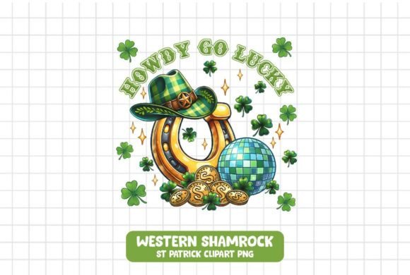 Howdy Go Lucky SVG Western St Patrick