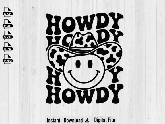 Howdy Smile Face Cowgirl SVG Review