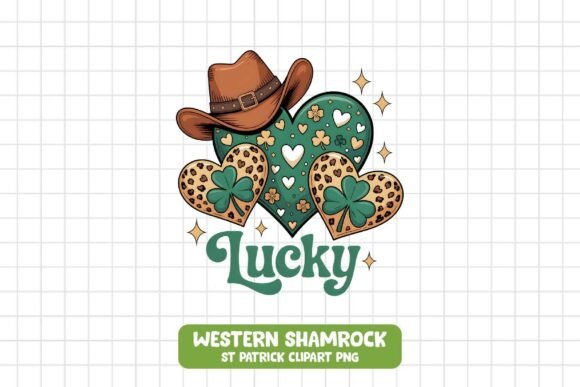 Lucky Western Hearts SVG Leopard Hat