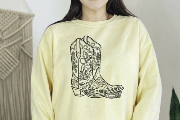 Western Freedom Trail Boot SVG Review: A Designer’s Perspective